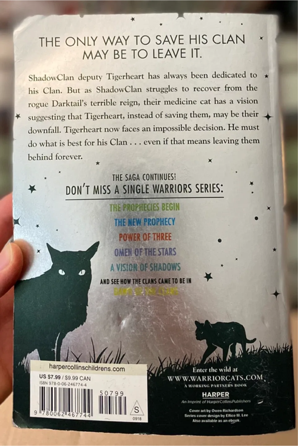 Warriors Super Edition: Tigerheart's Shadow by Erin Hunter image indicator(3)