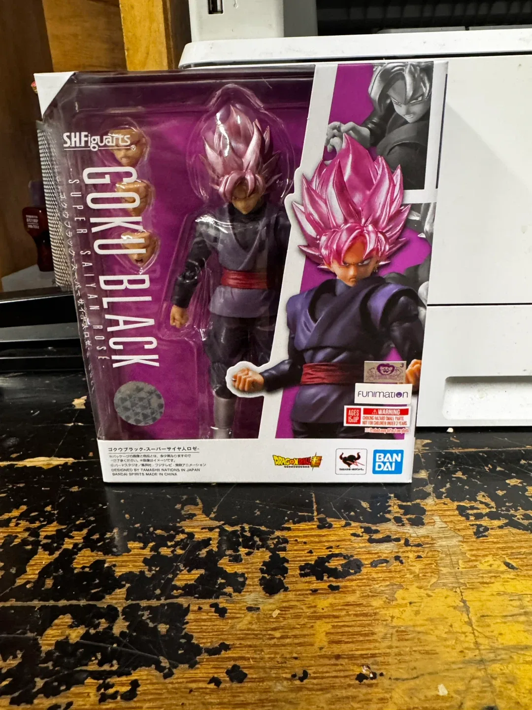 SH Figuarts Goku Black Super Saiyan Rose Figure thumbnail