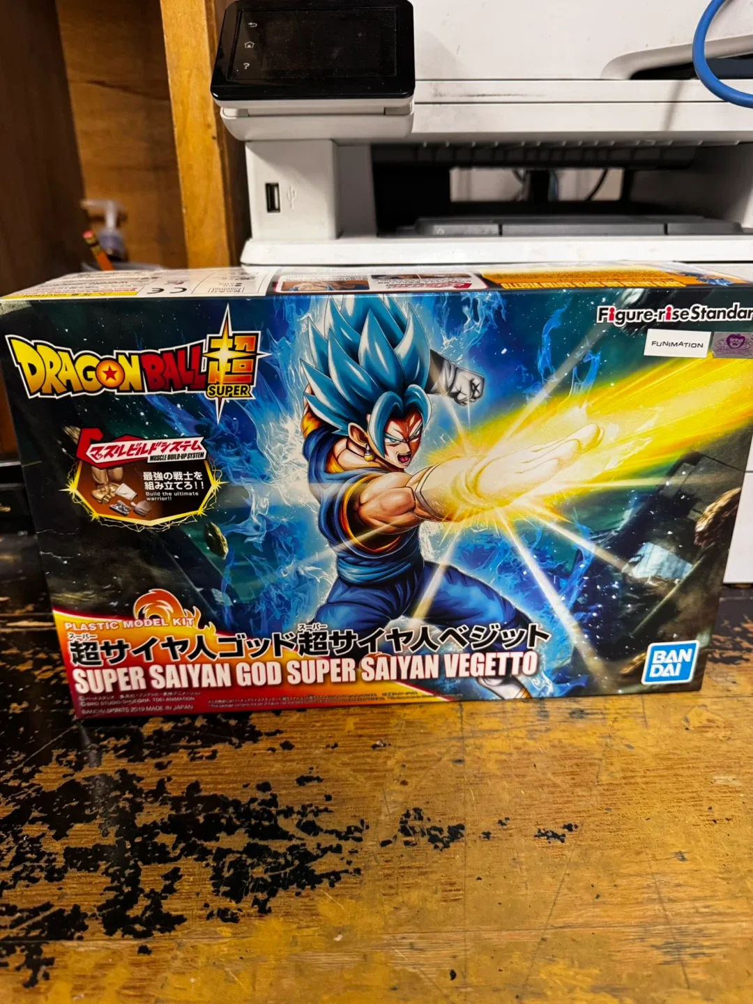 Dragon Ball Super Saiyan God Super Saiyan Vegetto Model Kit thumbnail
