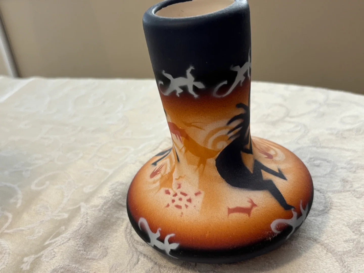 Handcrafted Vase with Southwest Design image indicator(7)