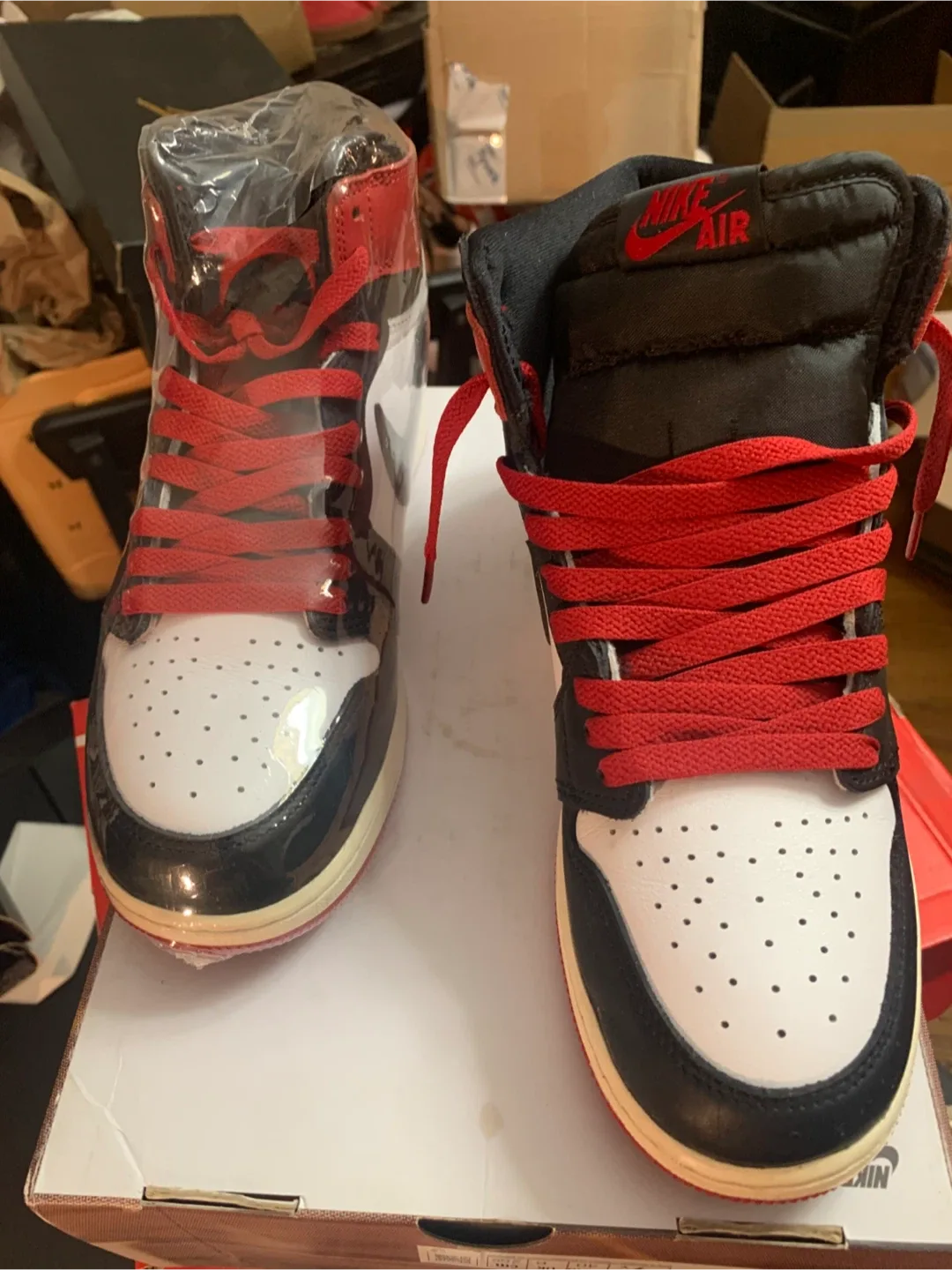 Air Jordan 1 Retro High OG 'Black Toes Reimagined ' thumbnail