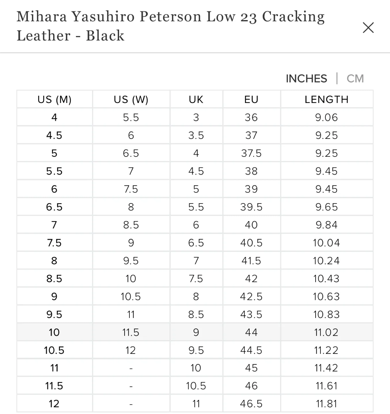 Maison Mihara Yasuhiro Peterson Low 23 Cracking Leather Sneakers image indicator(6)