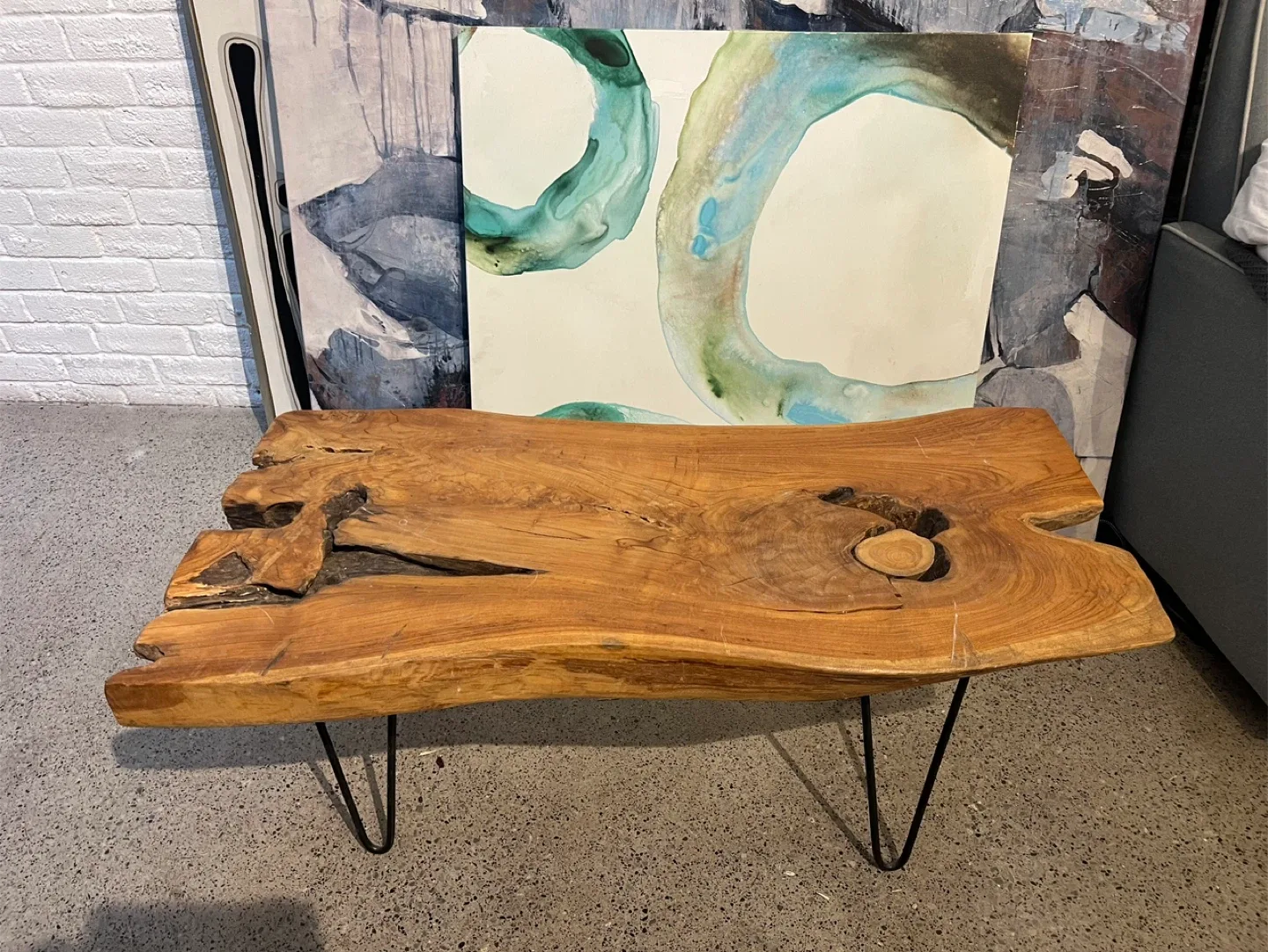 Live Edge Coffee Table - Unique Wood Design