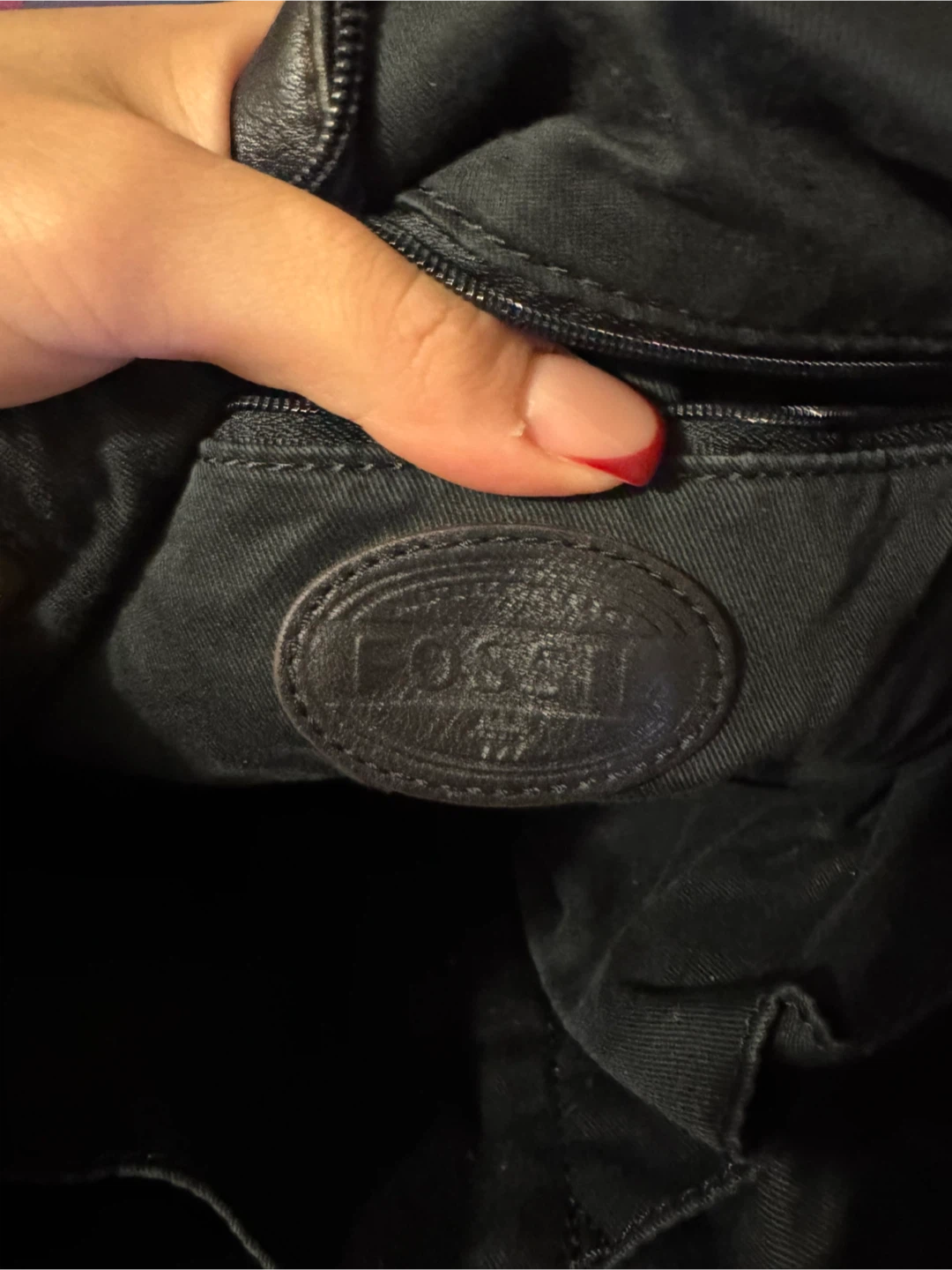 Fossil Black Leather Handbag - photo 3