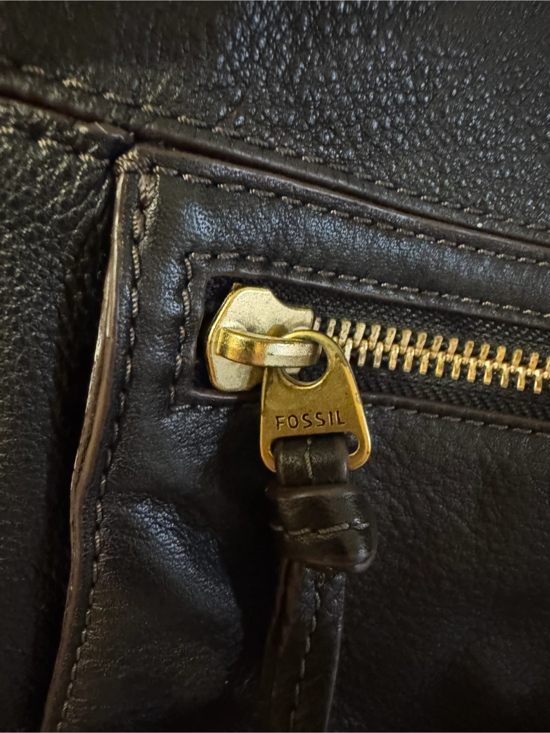 Fossil Black Leather Handbag - photo 2