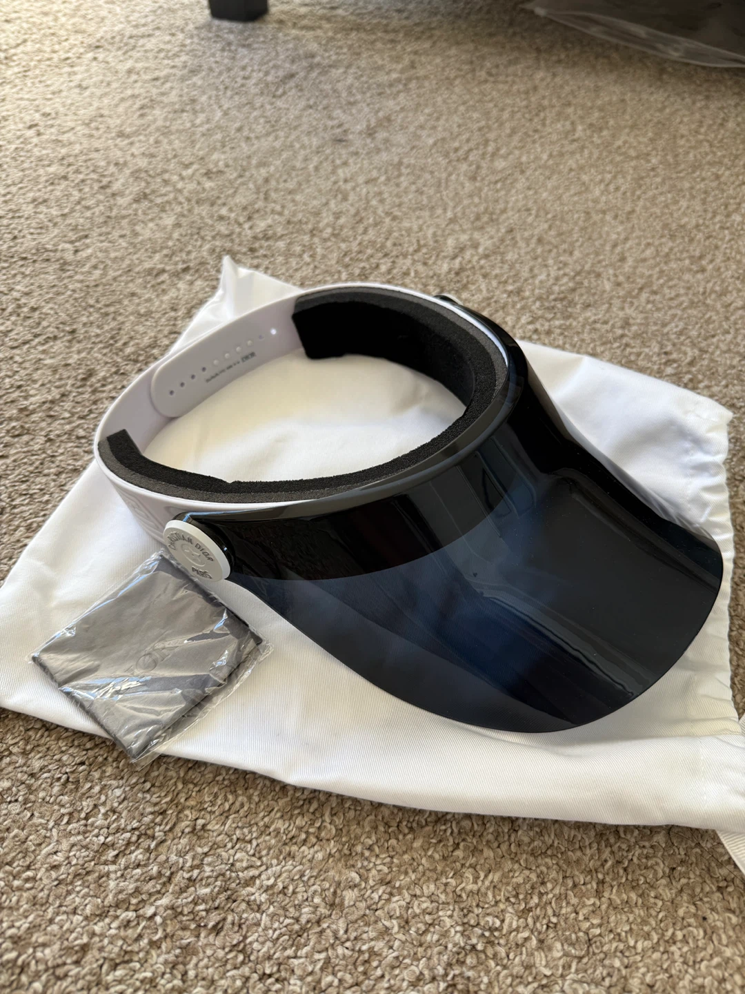DiorClub V1U Visor - Black - NEW - photo 3