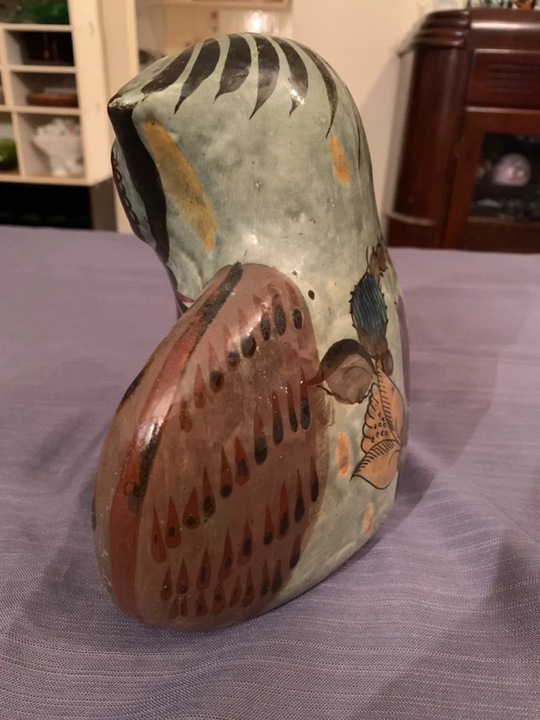 Handcrafted Mexican Owl Figurine image indicator(2)