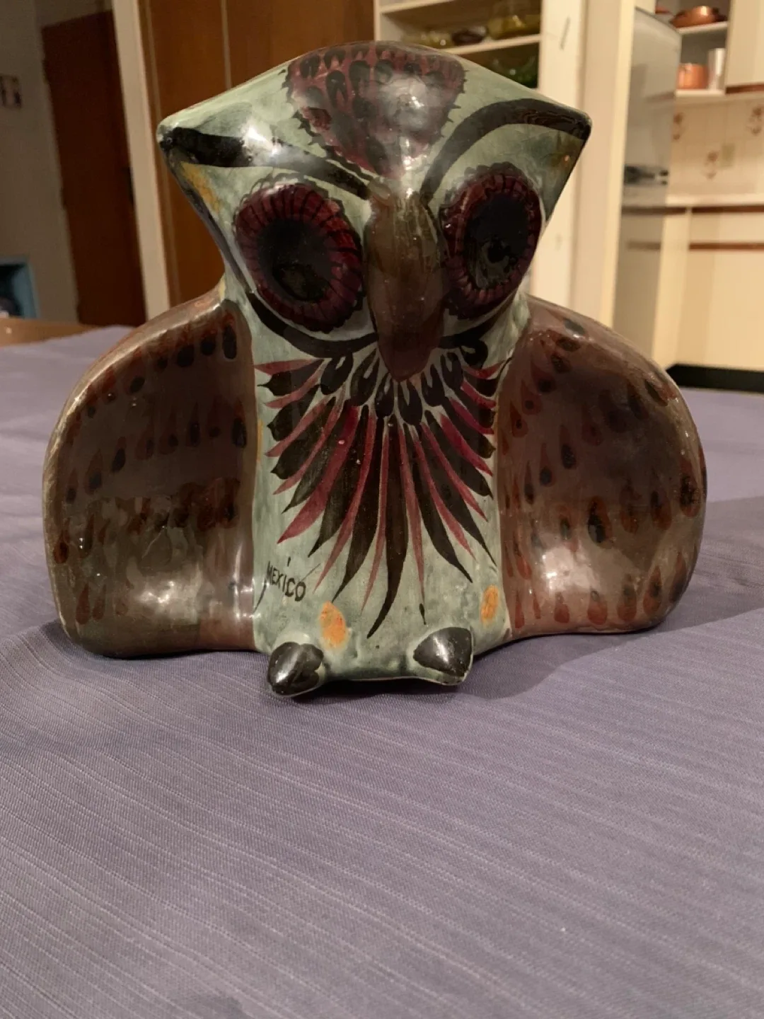 Handcrafted Mexican Owl Figurine image indicator(6)