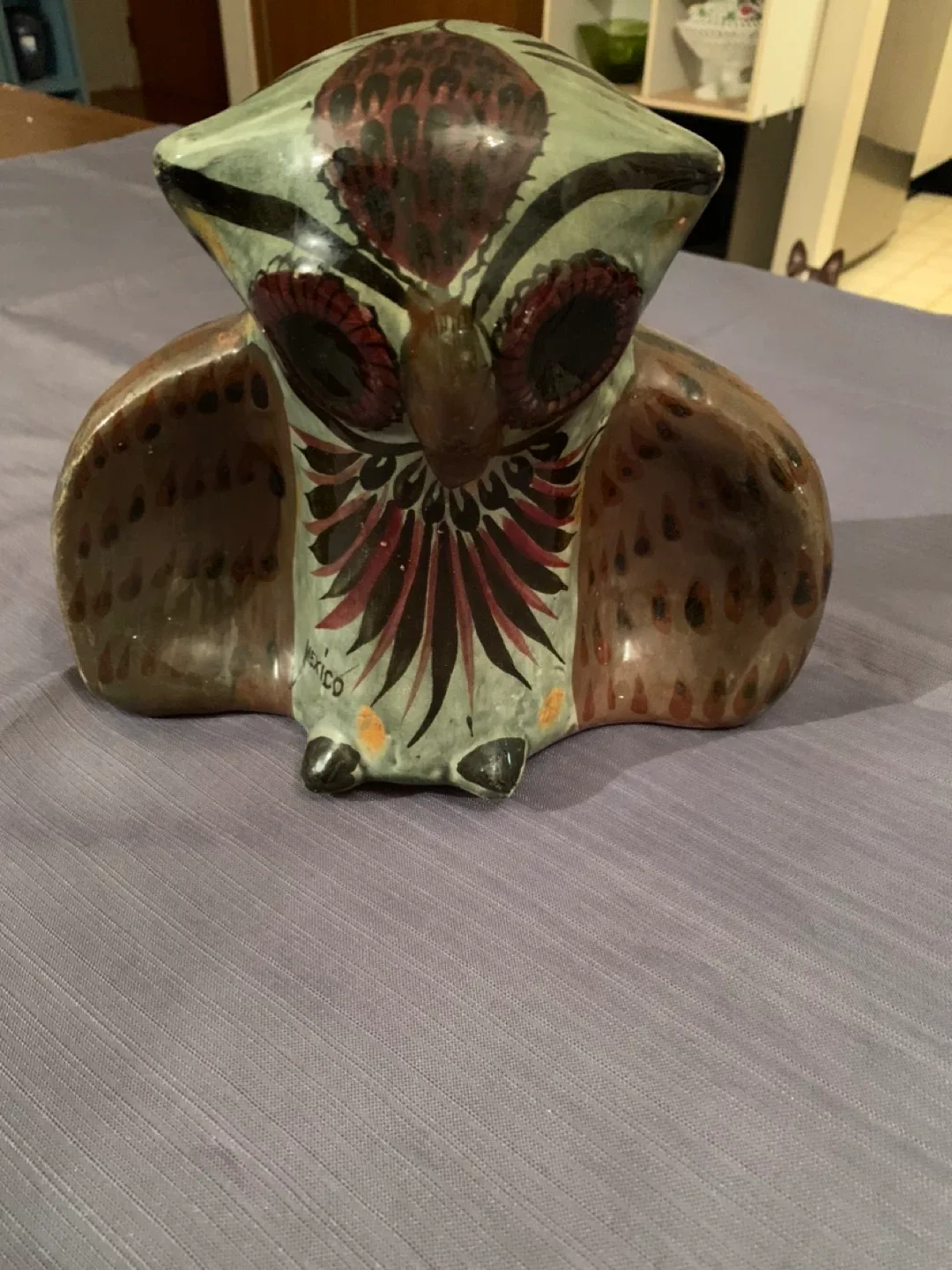 Handcrafted Mexican Owl Figurine image indicator(5)