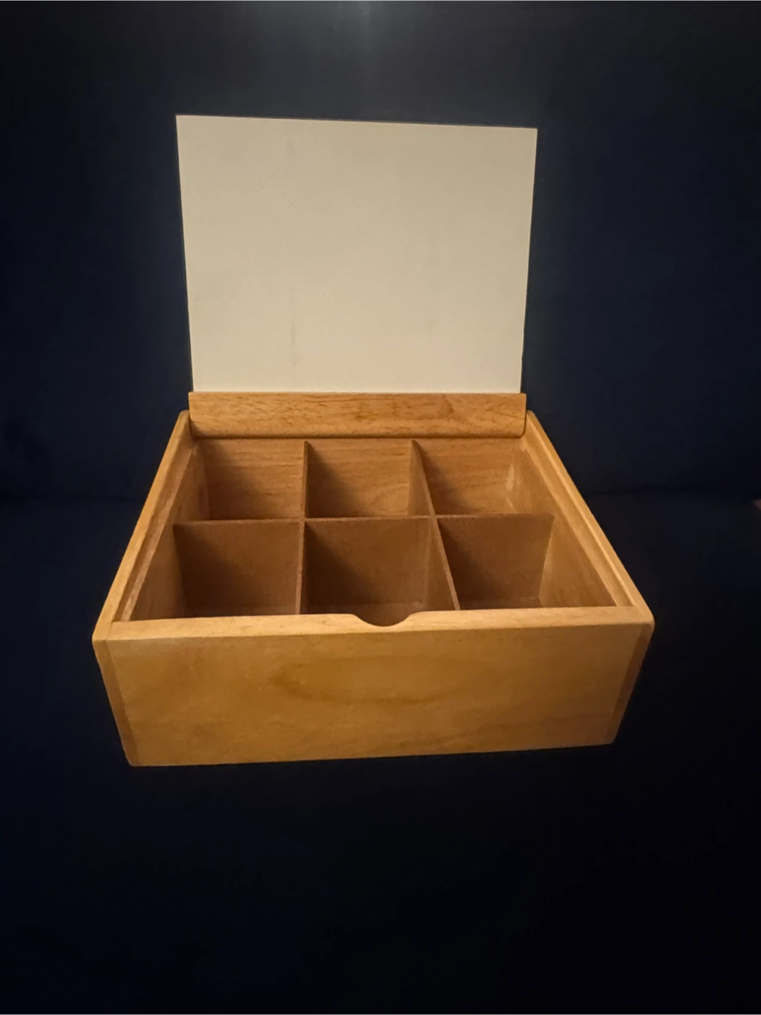 Wooden Tea Box with Lid - photo 4