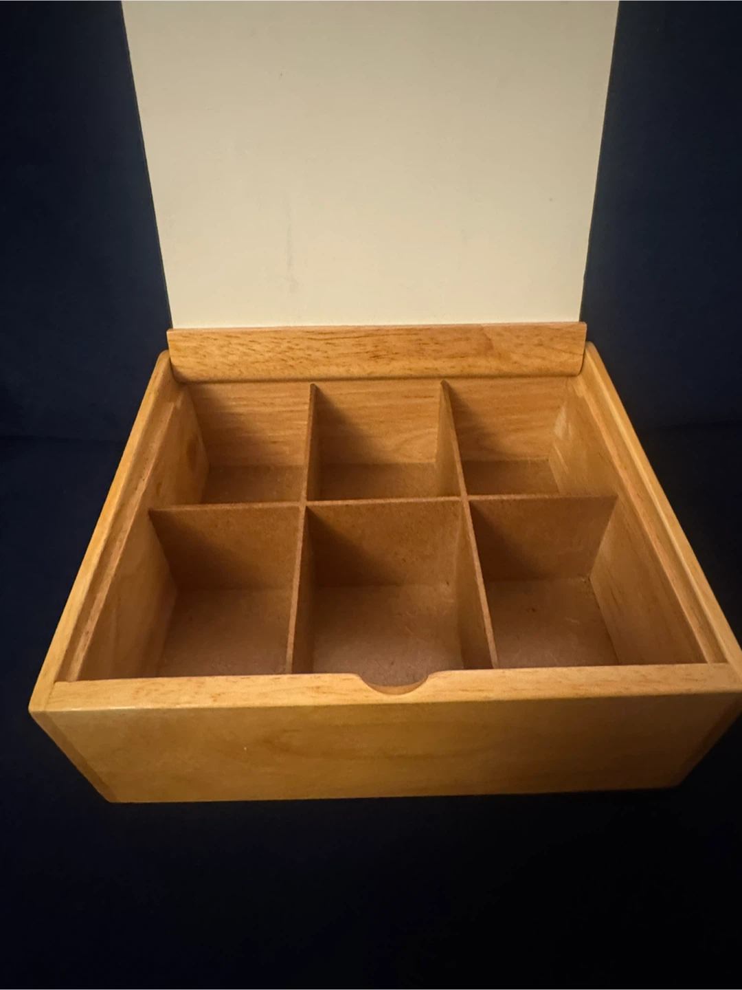 Wooden Tea Box with Lid - photo 3