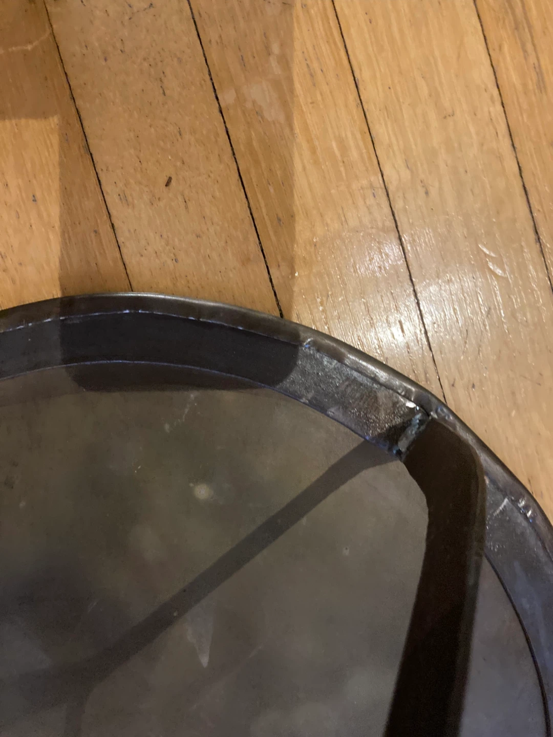 Unique Artisan Round Metal Side Table - photo 4
