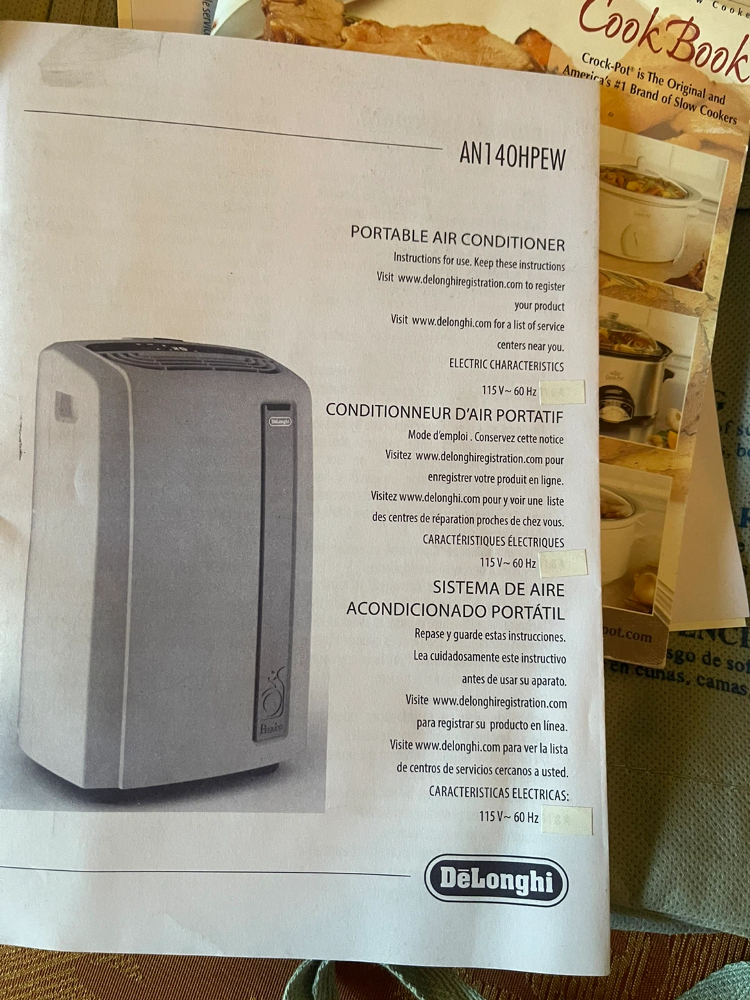 DeLonghi PAC AN140HPEW Portable Air Conditioner - photo 2