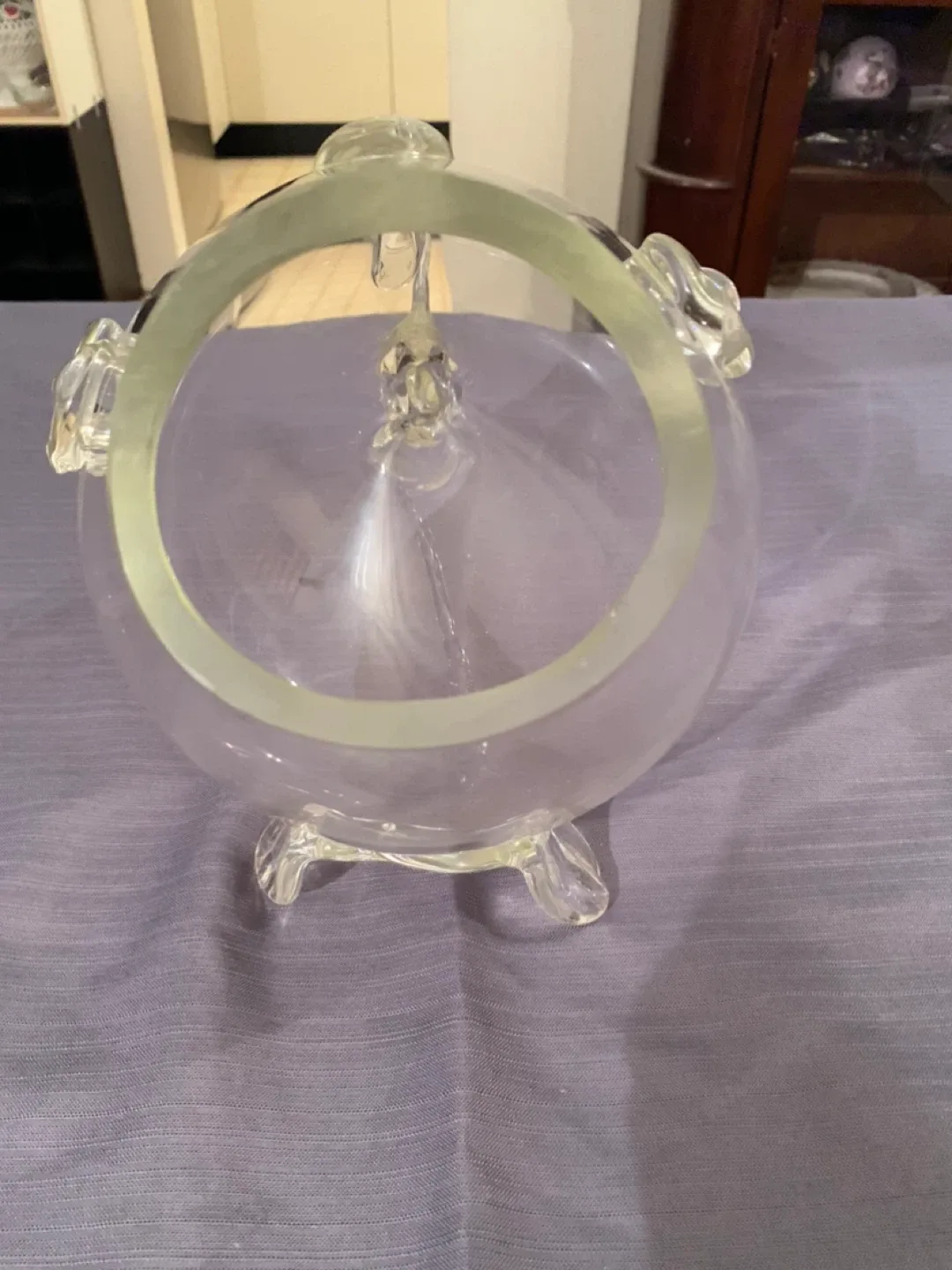 Clear Glass Fish Bowl Vase image indicator(2)