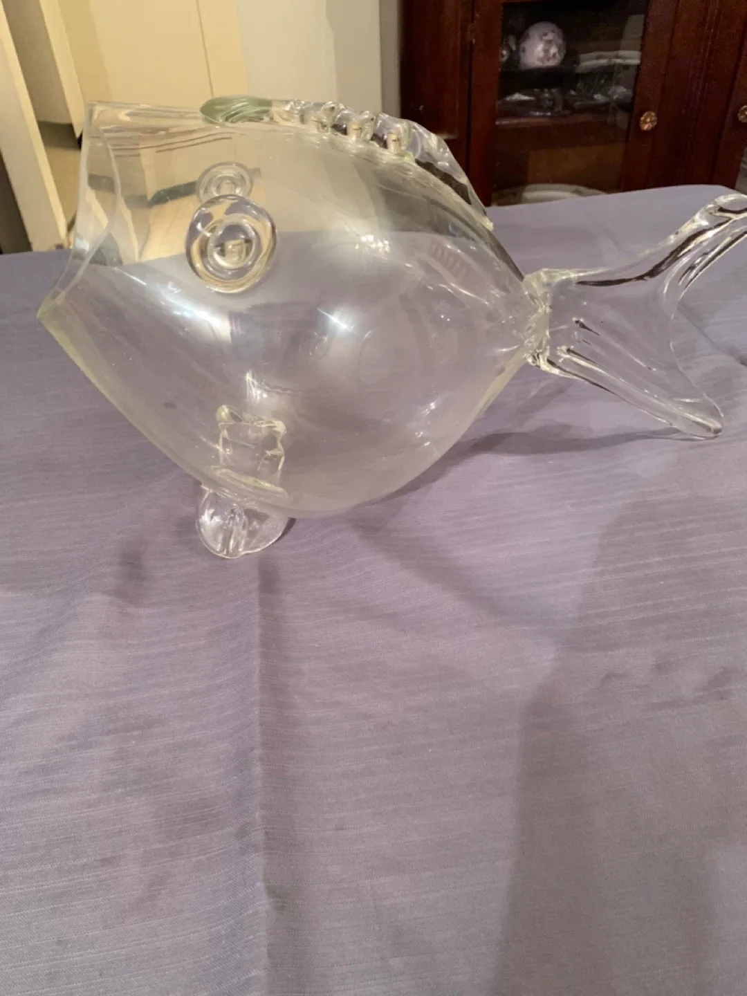 Clear Glass Fish Bowl Vase image indicator(3)