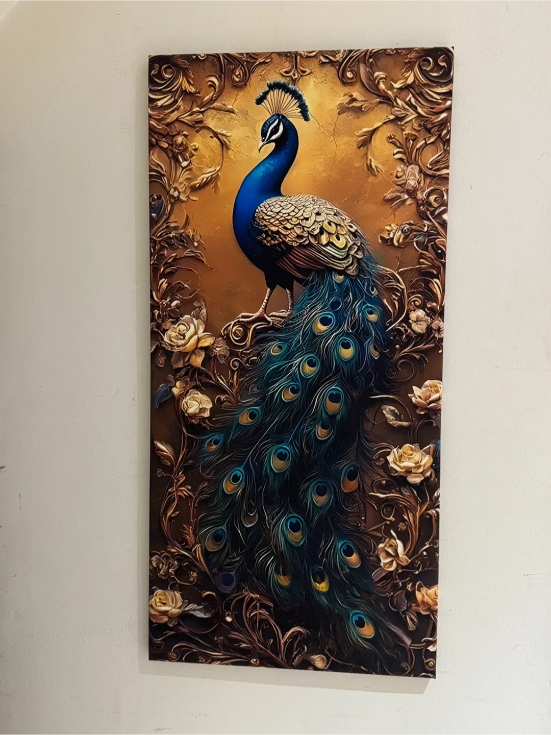 Wall Art - Peacock & Tree Paintings image indicator(2)