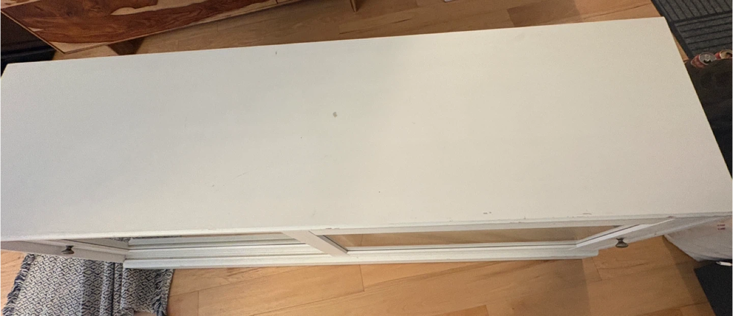White TV Stand Cabinet - photo 4