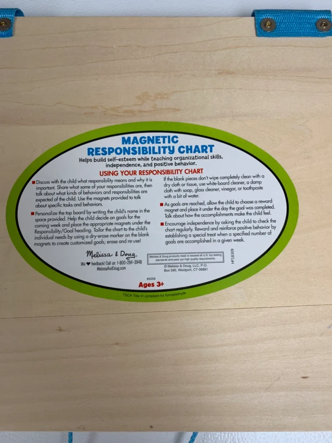 Melissa & Doug Magnetic Responsibility Chart🥕 image indicator(4)