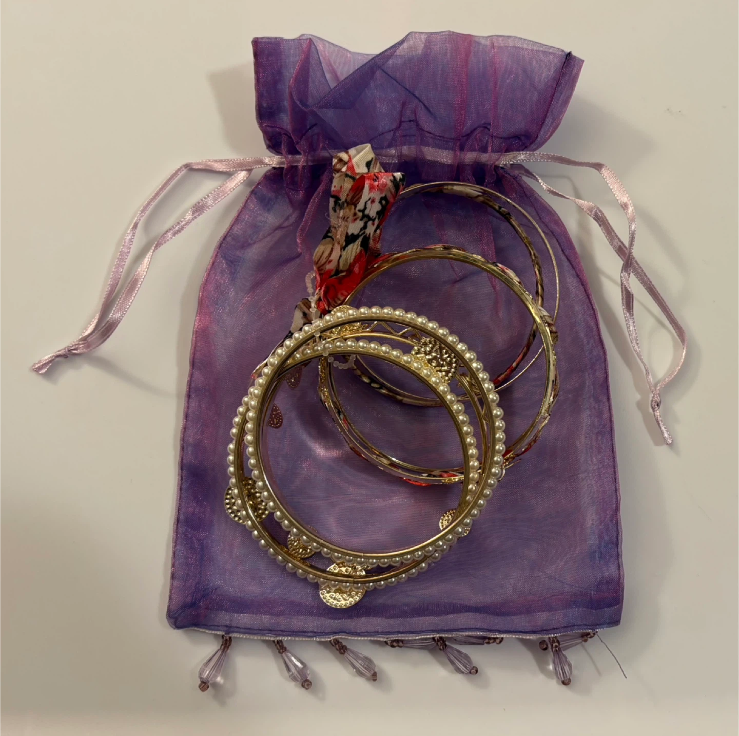 ✨✨Set of Gold Bangles - photo 3