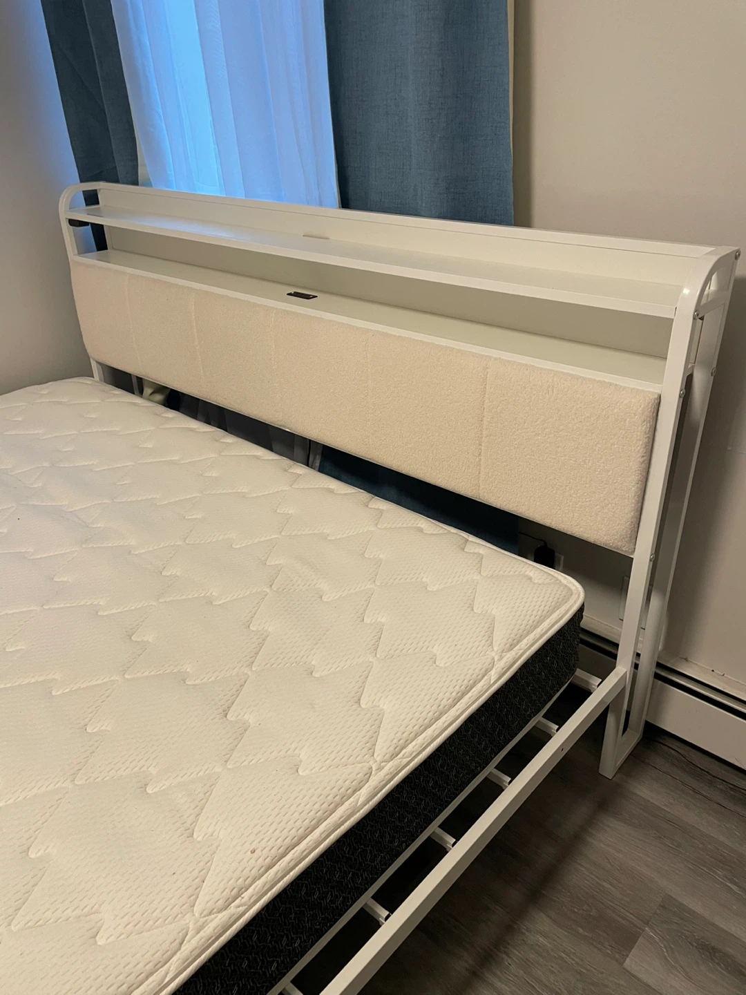 King Size Bed frame with LED light - photo 4