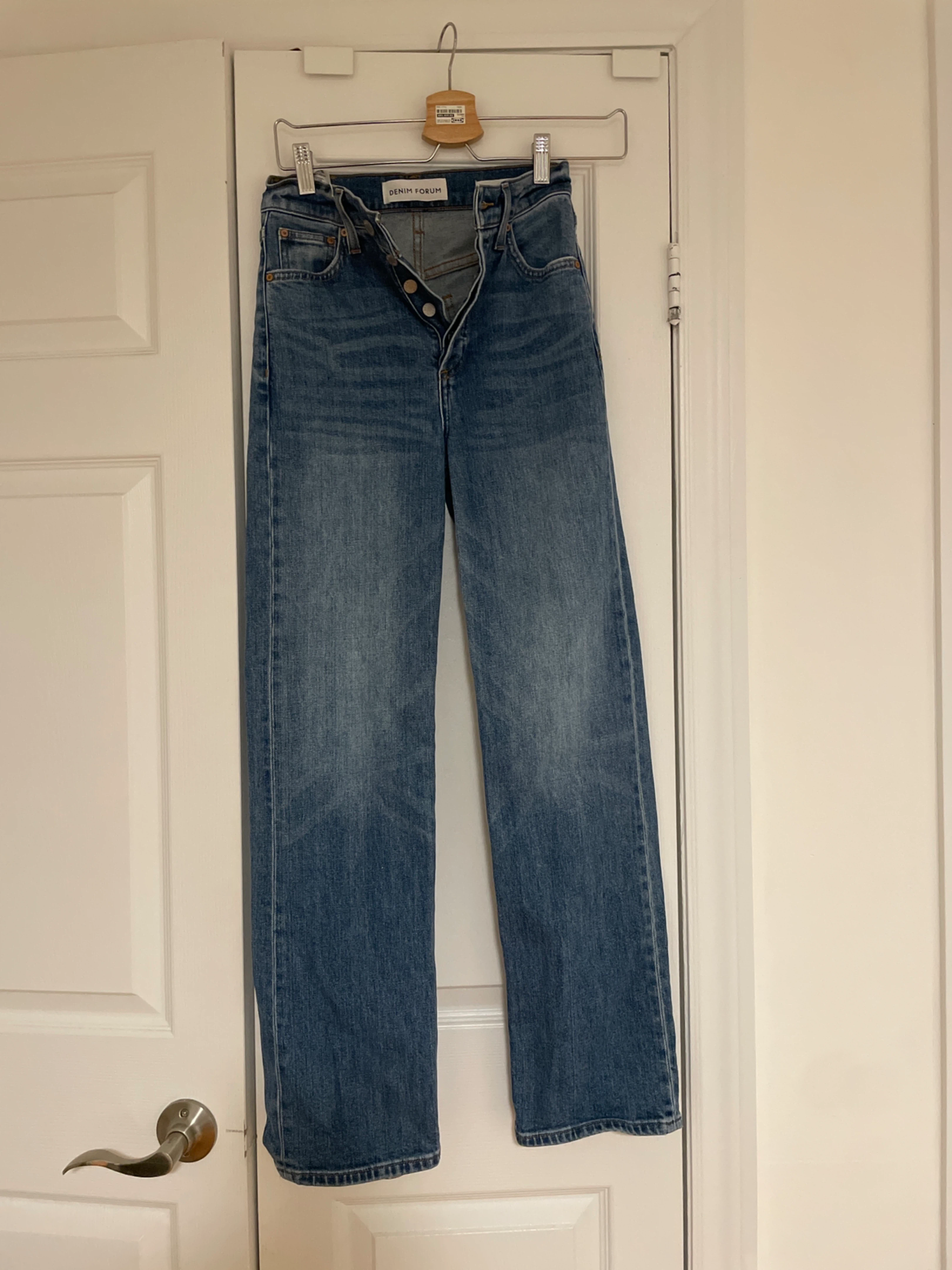 Aritzia/Denim Forum Arlo High Rise Straight Jeans size 24