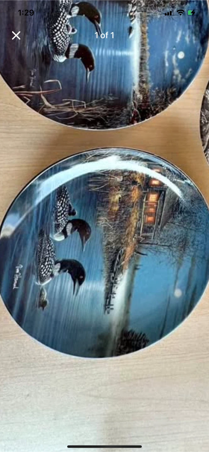 Bradford Exchange Loon Plates - photo 4