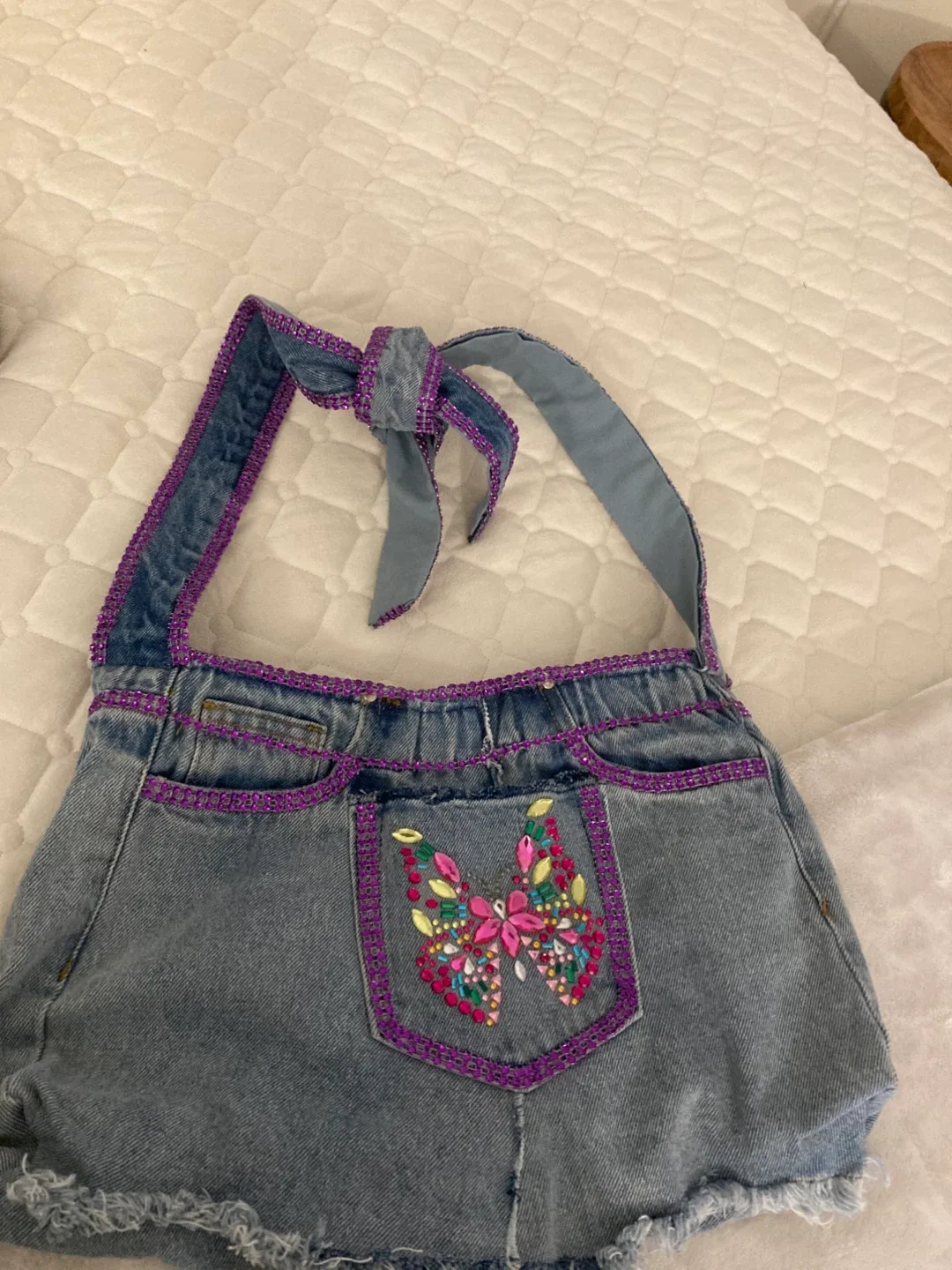 Handmade Denim Shoulder Bag image indicator(2)