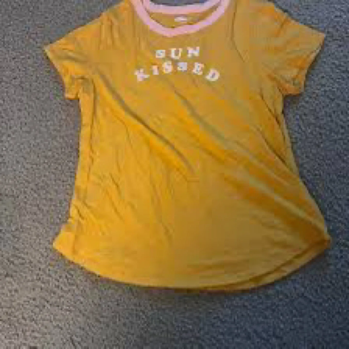 Old Navy 'Sun Kissed' Yellow Tee image indicator(2)