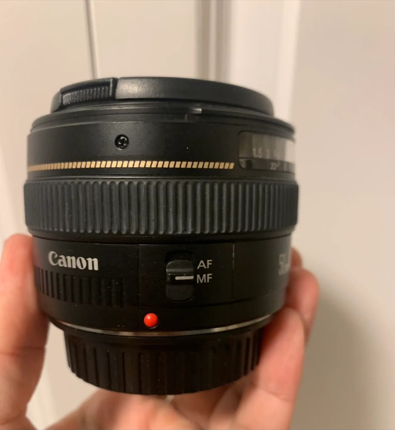Canon EF 50mm f1.4 Ultrasonic AF/MF Lens image indicator(9)
