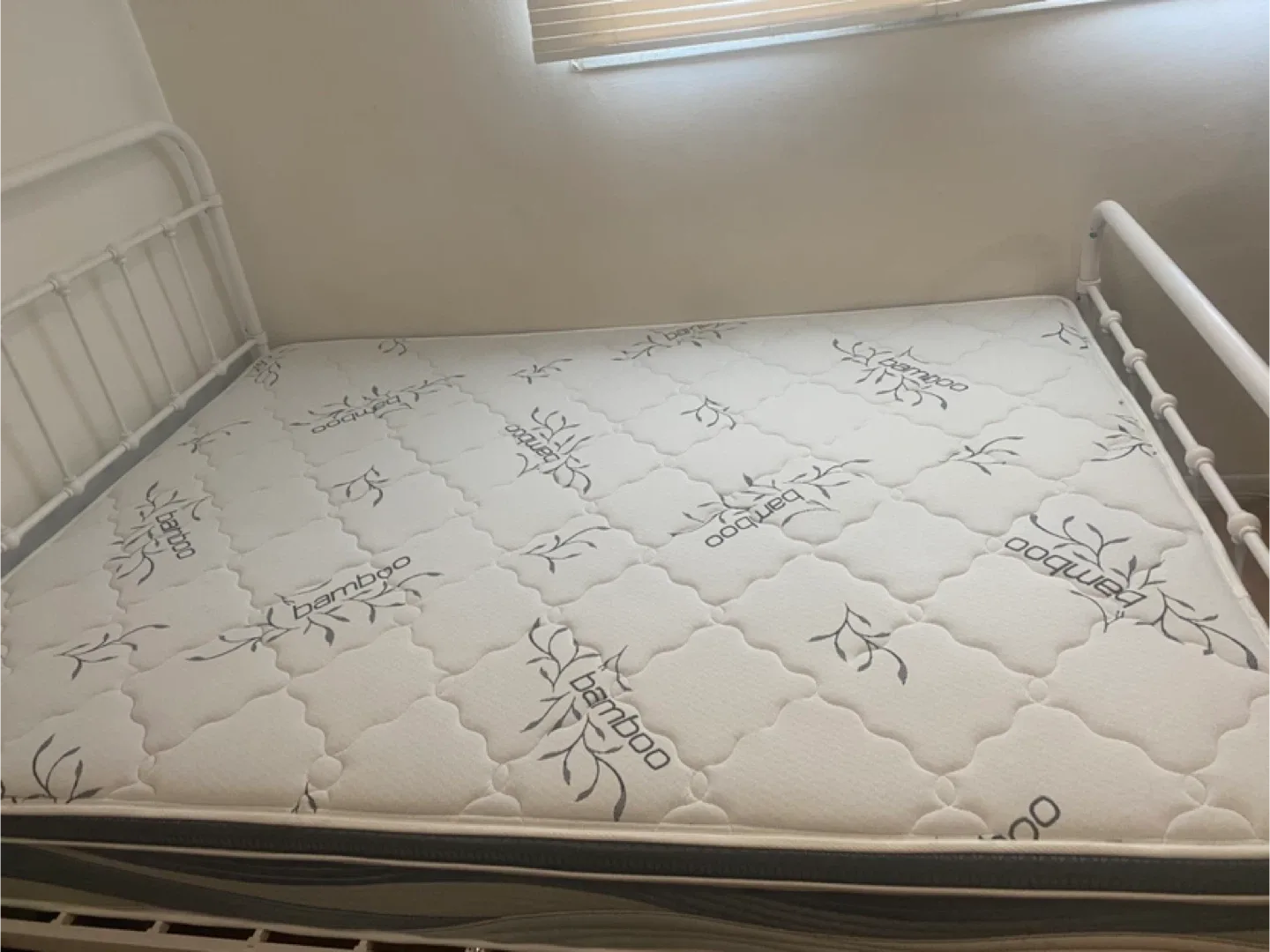 Bamboo Mattress with free bed frame