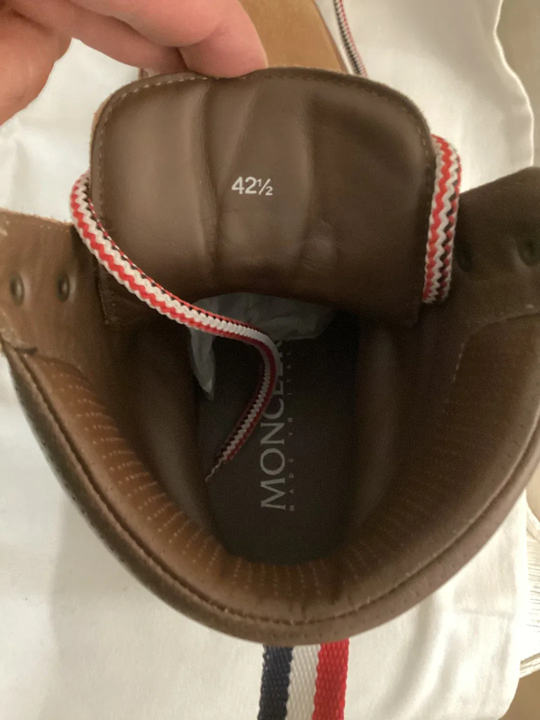 Moncler Suede Ankle Boots Size 42.5 image indicator(3)