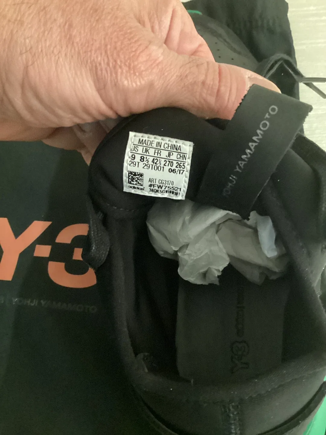 Y-3 Yohji Yamamoto Sneakers Ayero US 9 image indicator(3)
