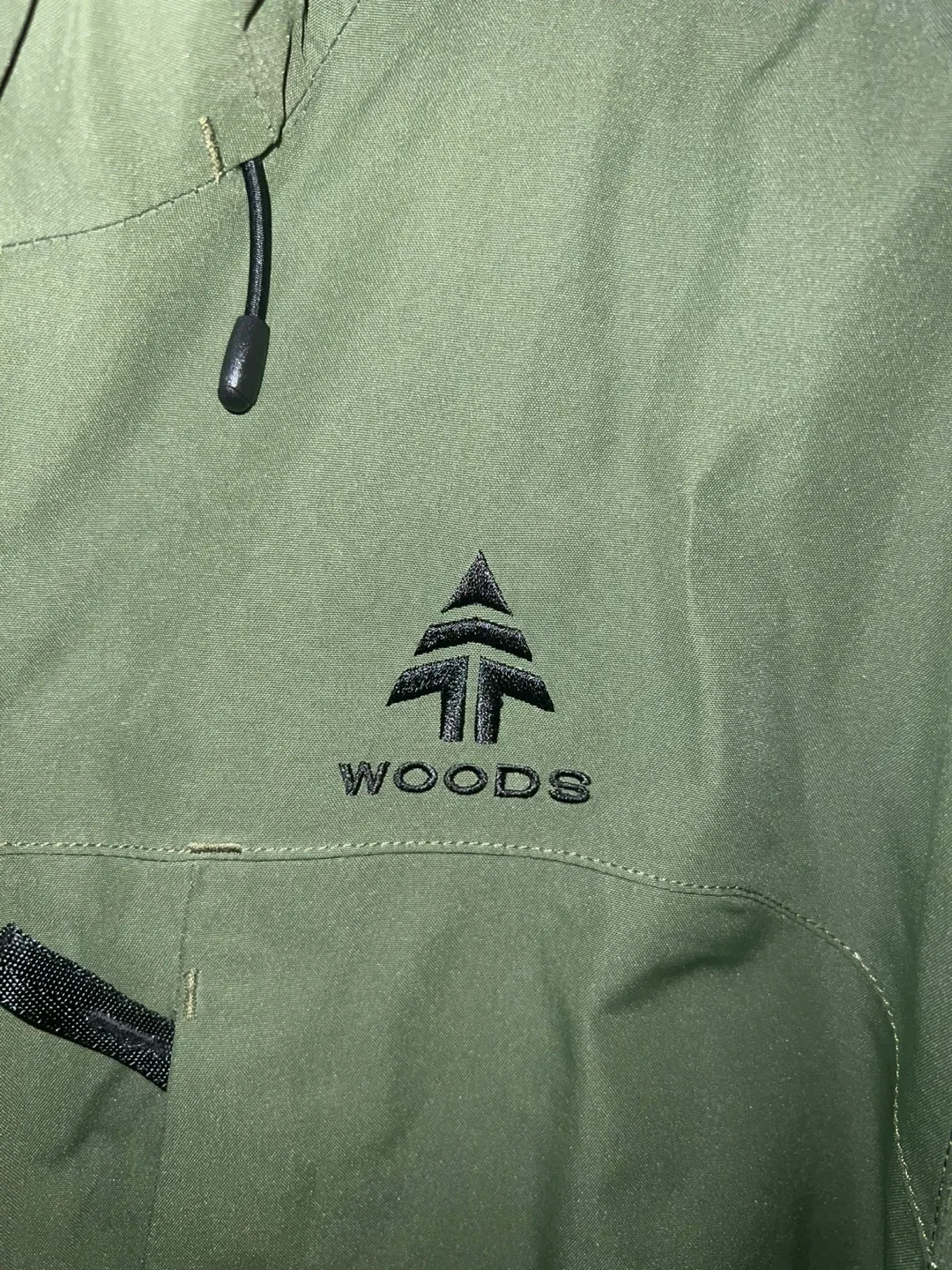 Men’s Woods Green Winter Parka jacket - Size M image indicator(3)