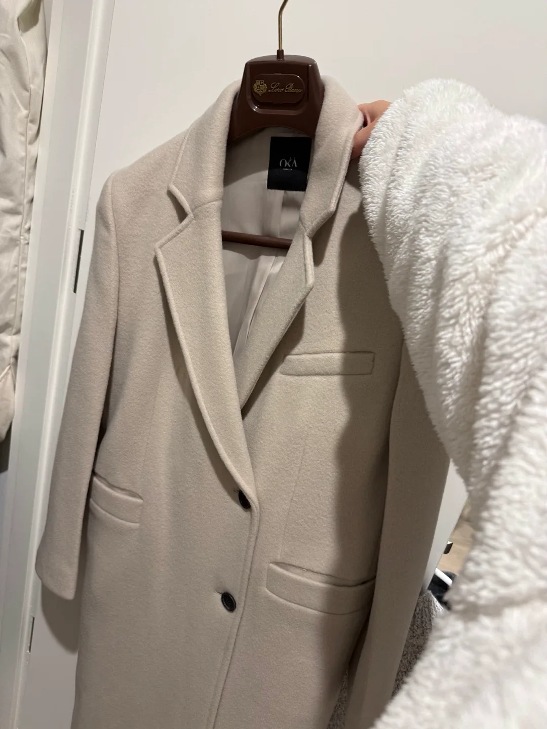 Wool Coat - Greige size s image indicator(8)