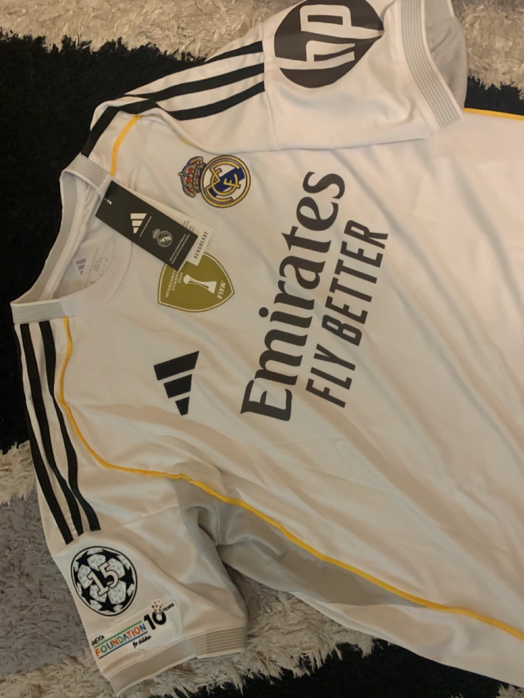 Adidas Real Madrid Mbappe #10 Jersey - Size L - photo 2
