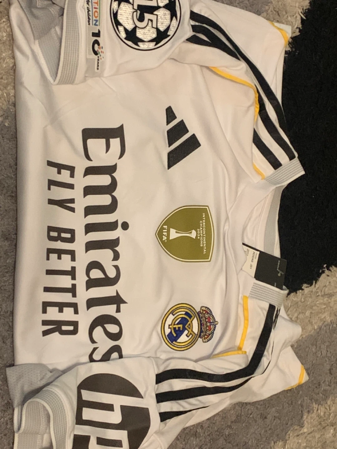 Adidas Real Madrid Mbappe #10 Jersey - Size L