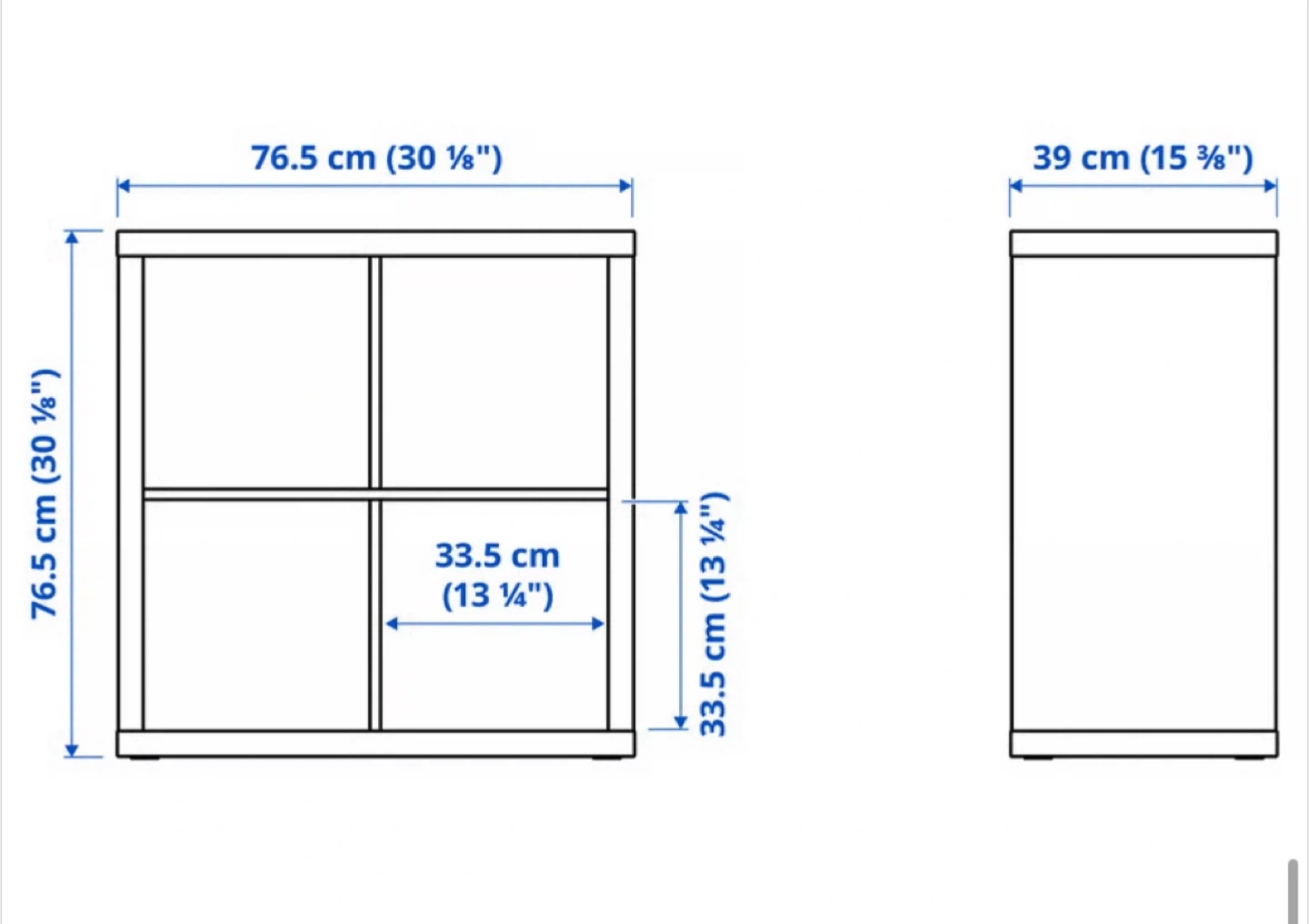 IKEA Kallax Shelf Unit - Black-Brown - photo 5