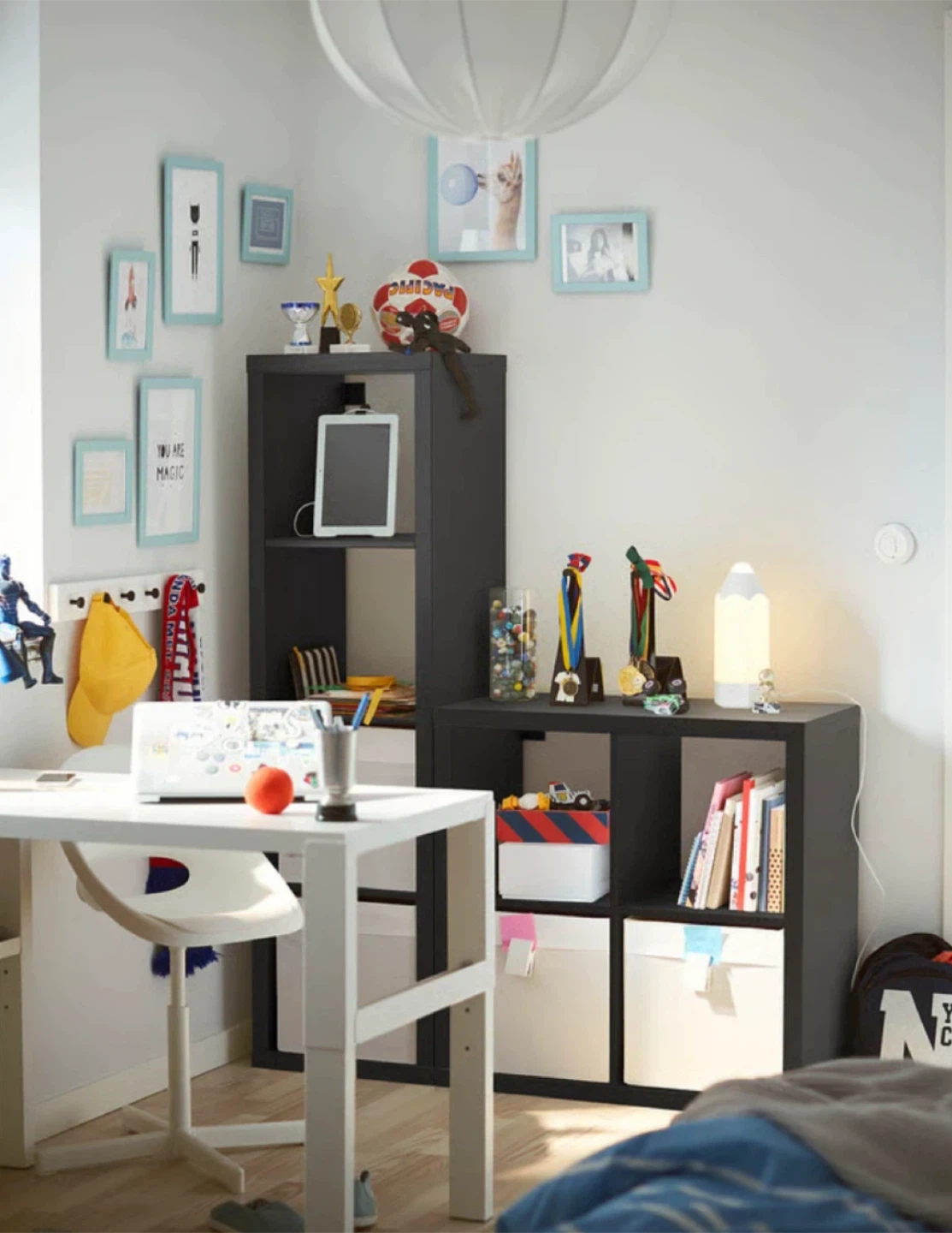 IKEA Kallax Shelf Unit - Black-Brown