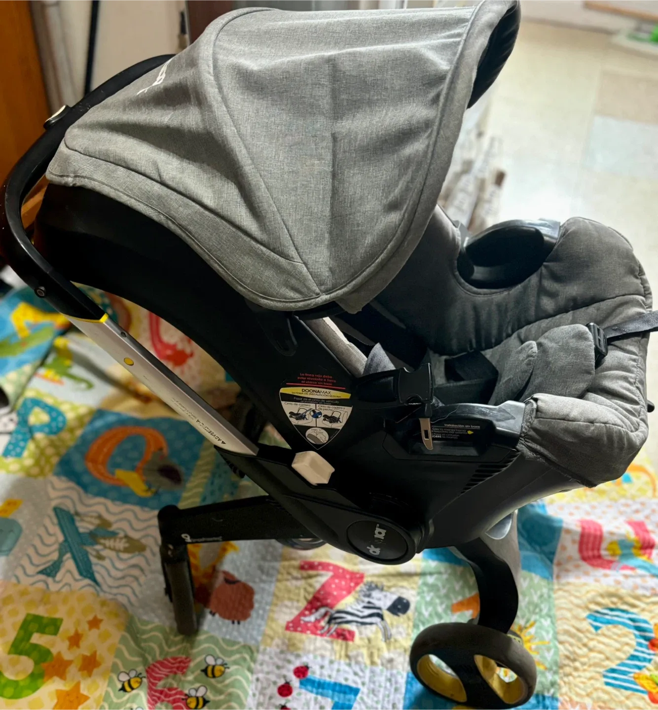 Doona Infant Car Seat/Stroller - Grey -  Latch Base not included image indicator(2)