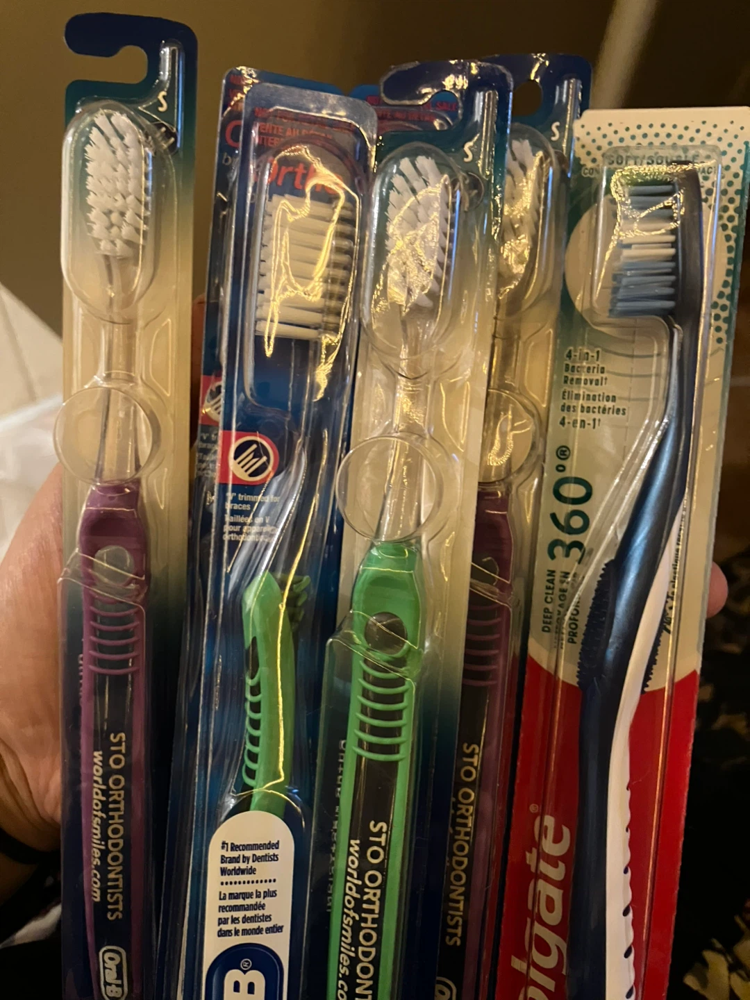 New Oral-B & Colgate Toothbrushes