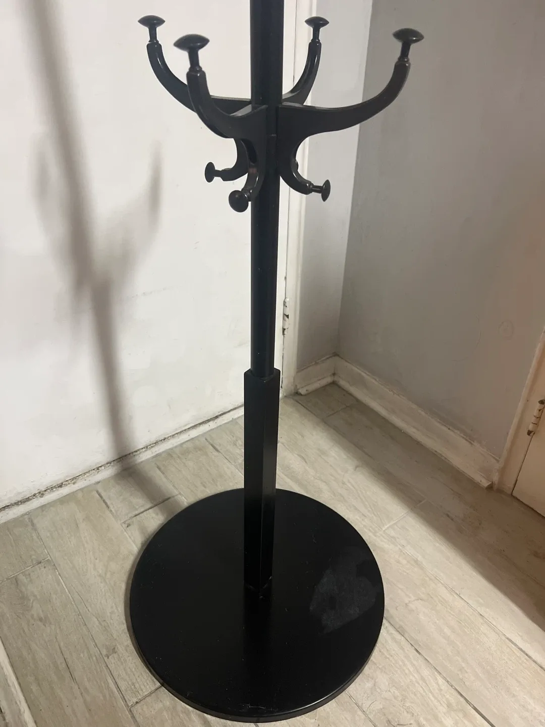 Black Metal Coat Rack Stand image indicator(2)