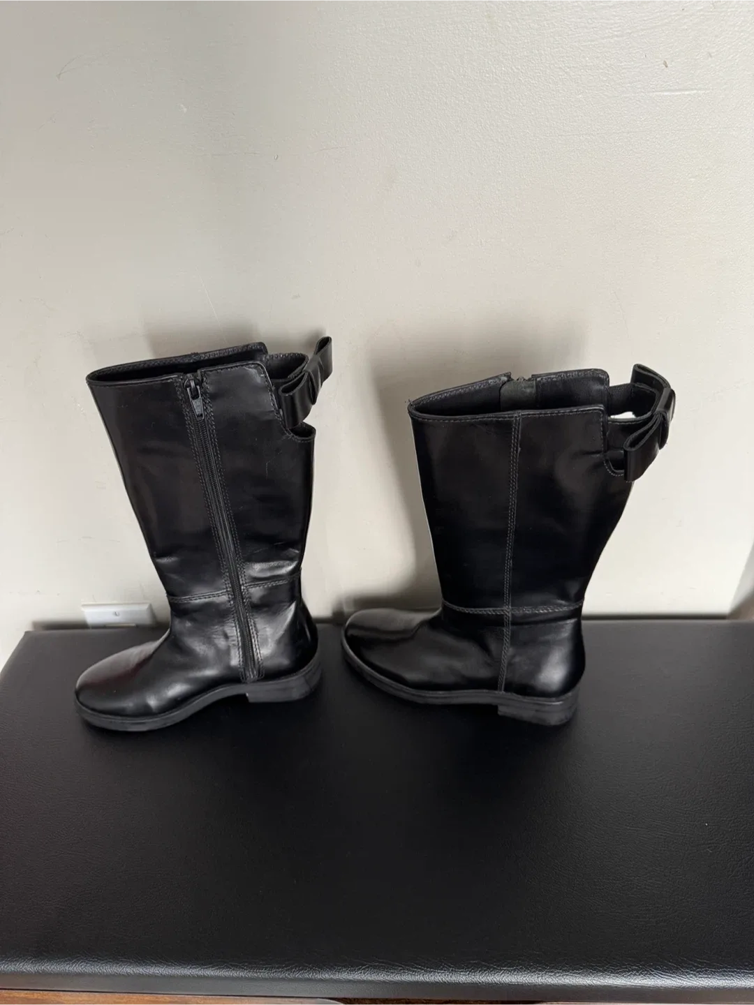 Zara Black Knee High Boots - Size 36 image indicator(2)