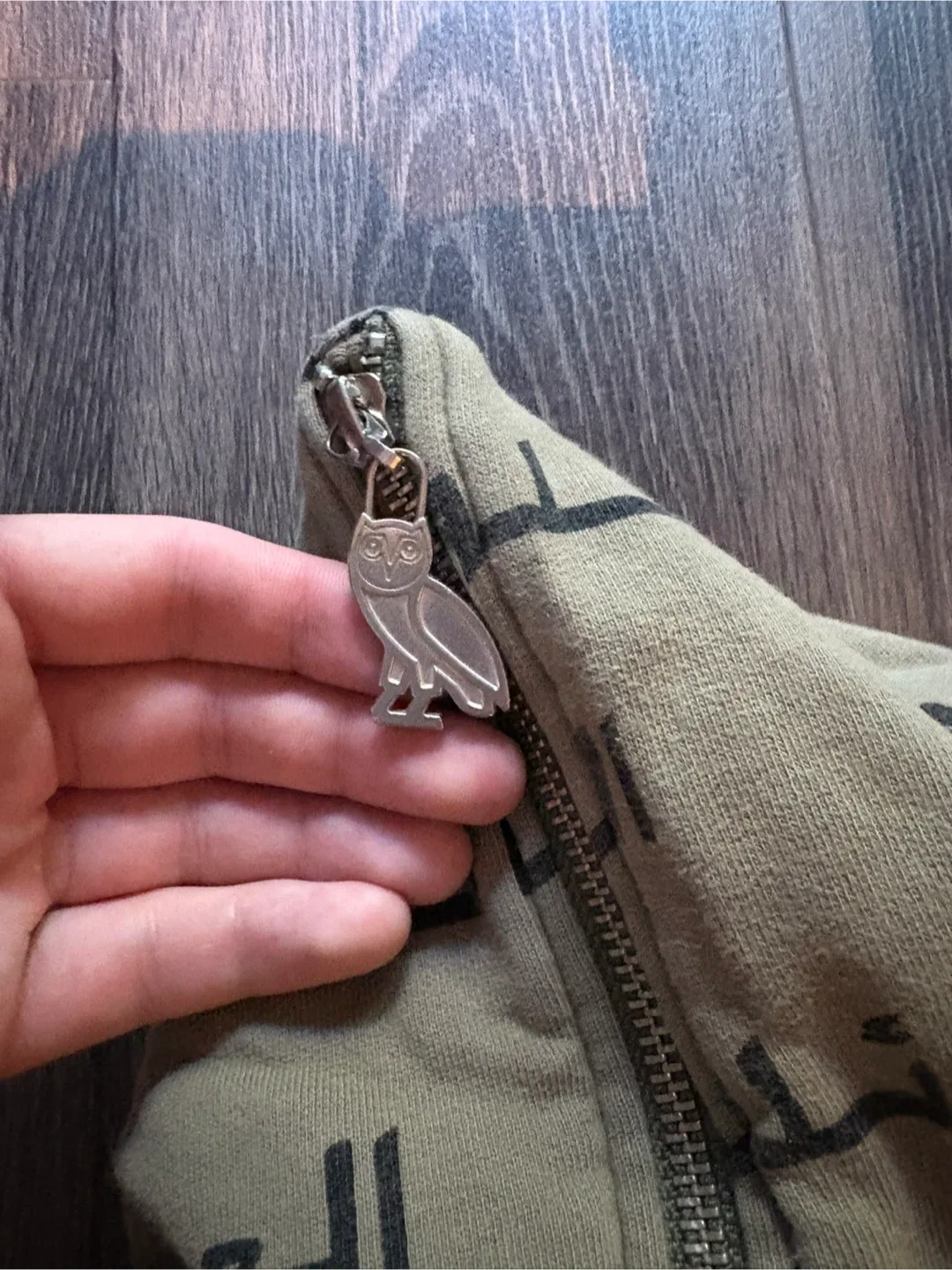 OVO Hoodie 2XL Olive Green image indicator(2)