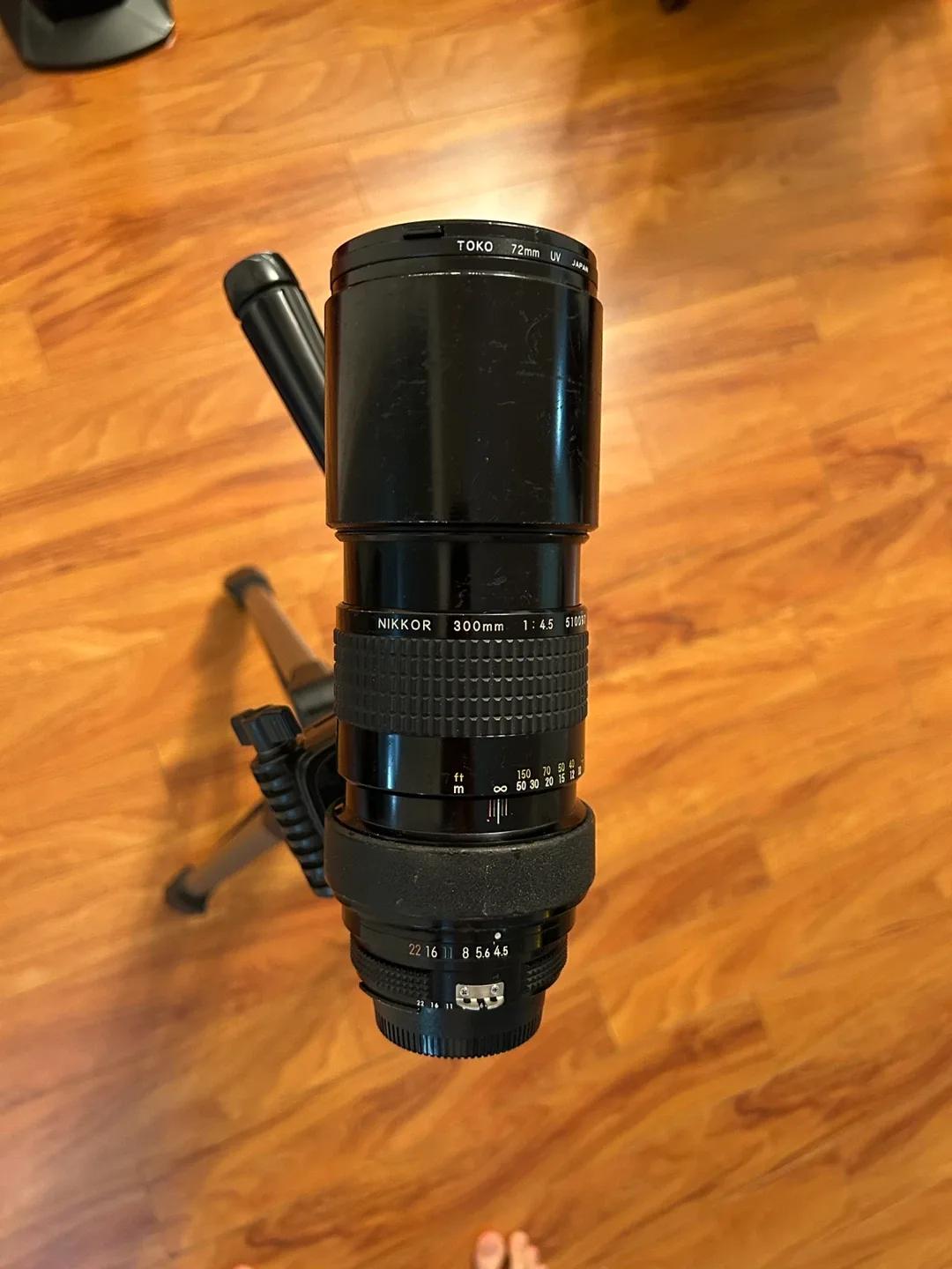 Nikkor 300mm f/4.5 Lens with Toko 72mm UV Filter image indicator(4)