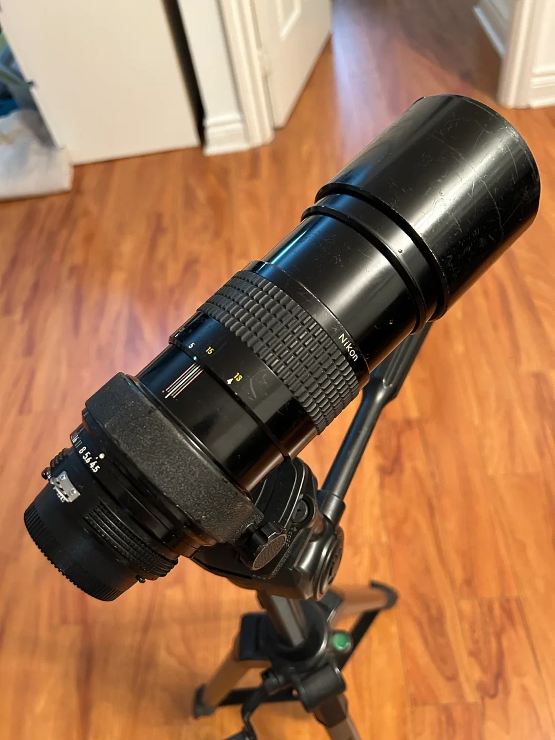 Nikkor 300mm f/4.5 Lens with Toko 72mm UV Filter image indicator(2)