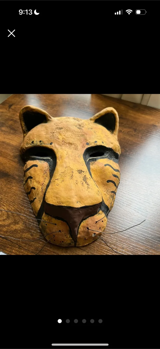 Handmade Lion Mask (Decor)