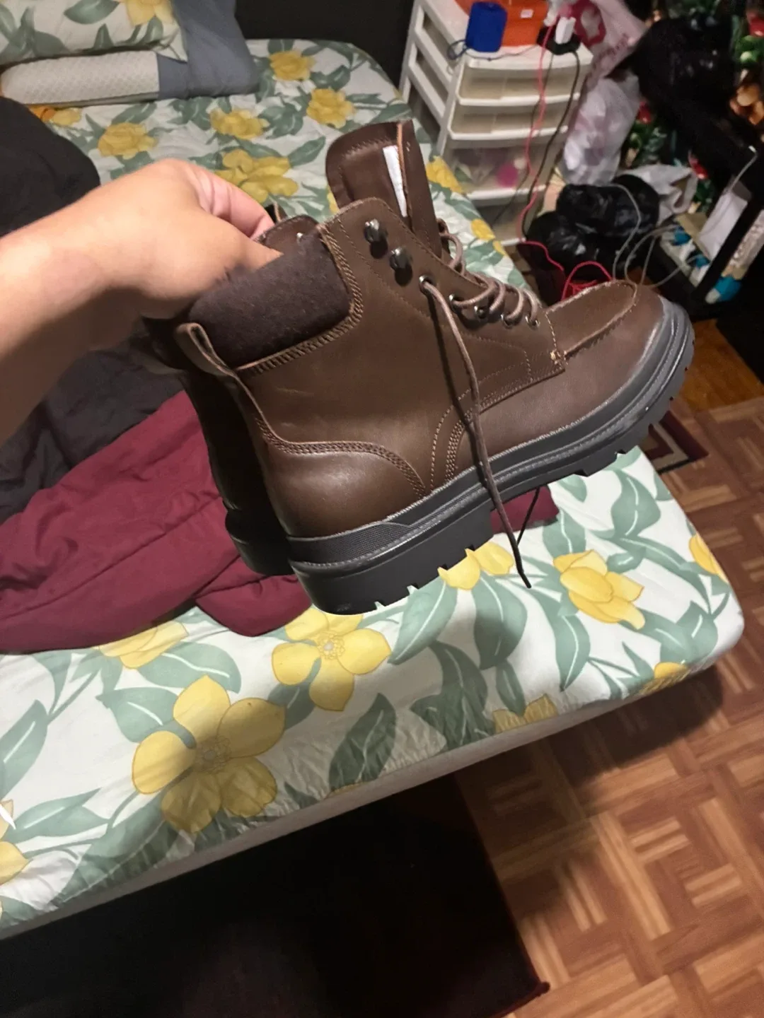 Brown Leather Ankle Boots image indicator(2)