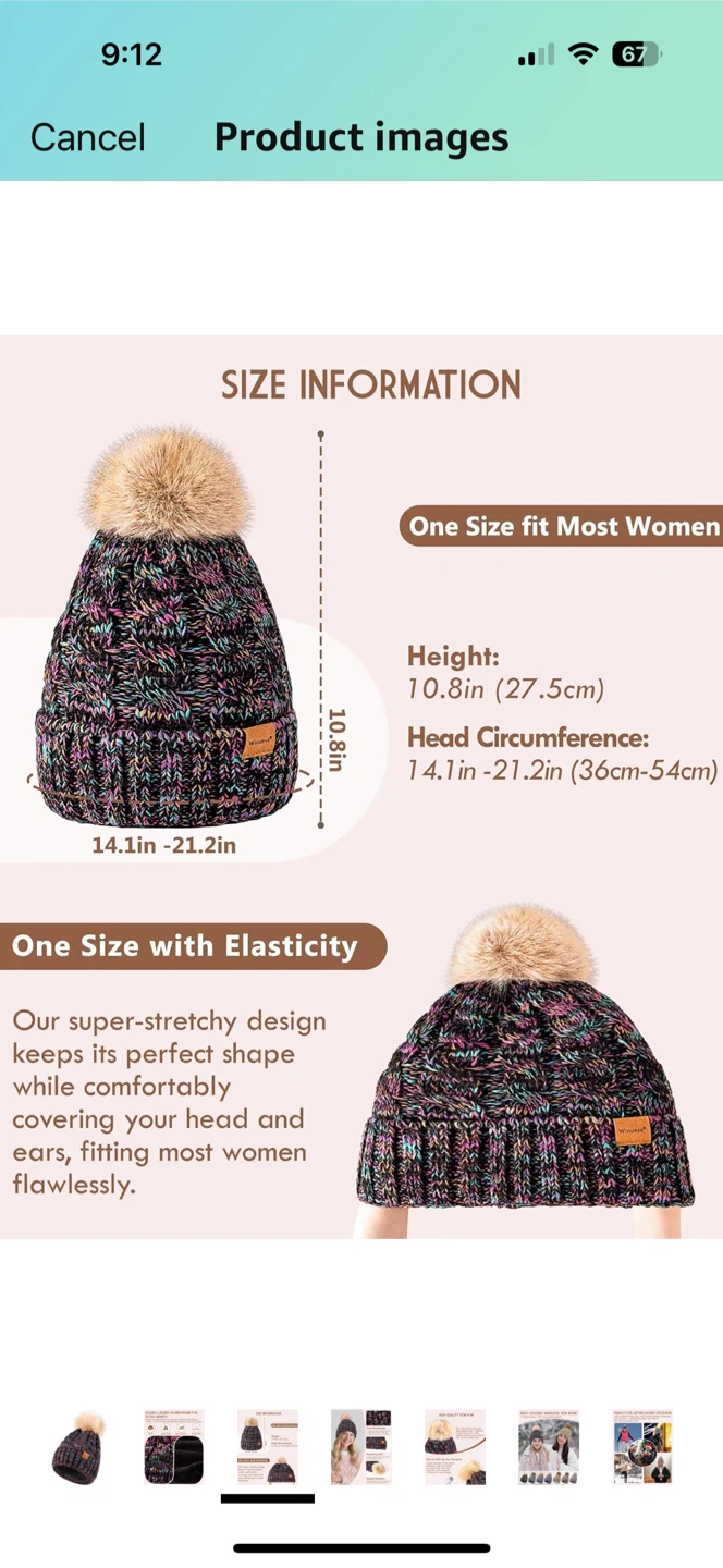New Winuoesa Winter Beanie Hat - - photo 4