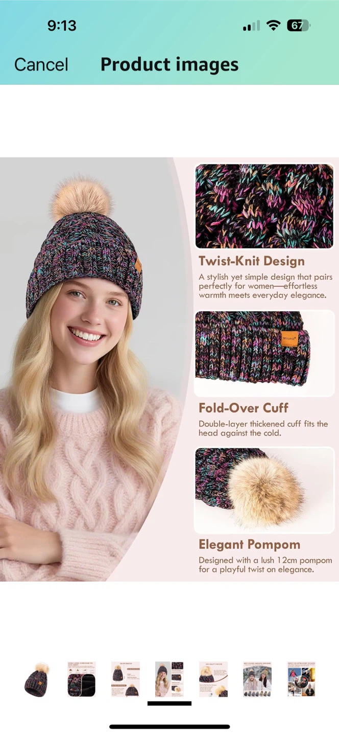 New Winuoesa Winter Beanie Hat - - photo 5