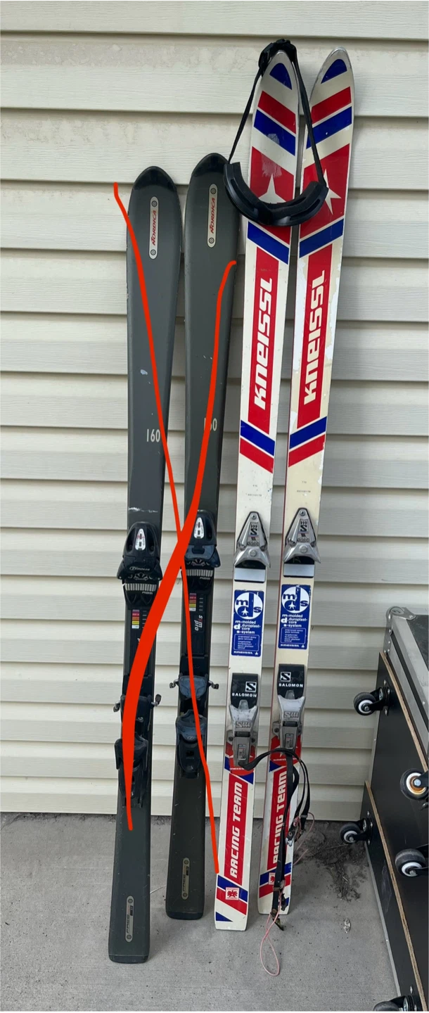 Skis and Googles